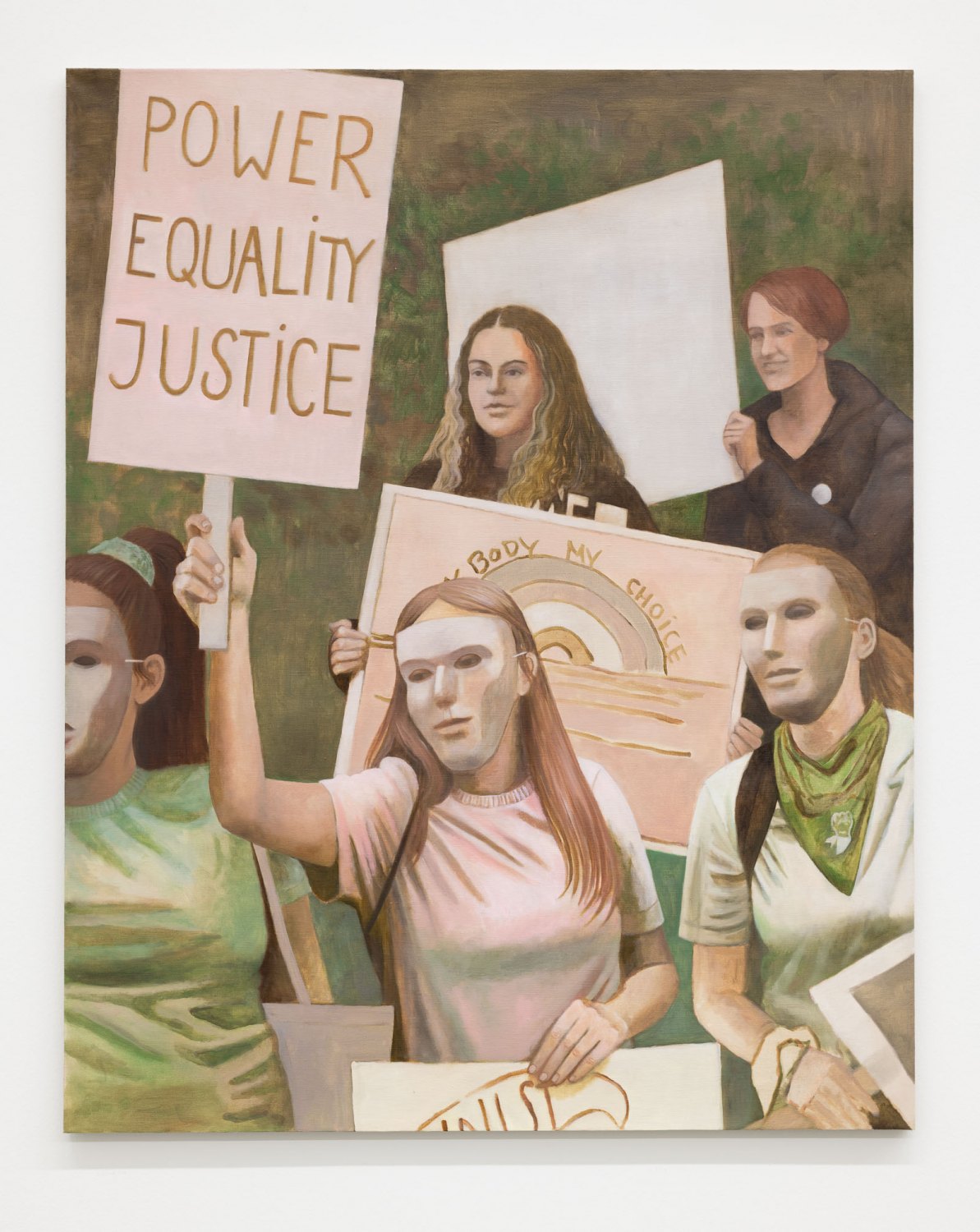 Signs, 2023 Oil on canvas  150 x 120 x 3.5 cm  
