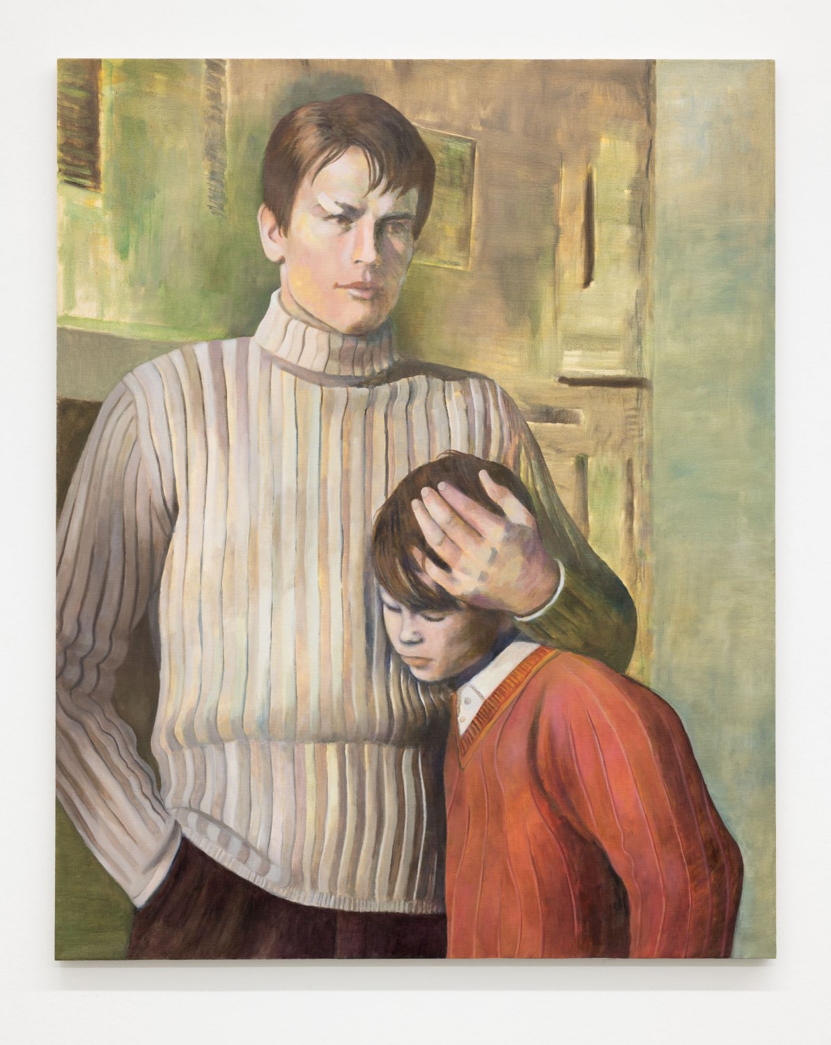 Care IV, 2023 Oil on canvas 150 x 120 x 3.5 cm  