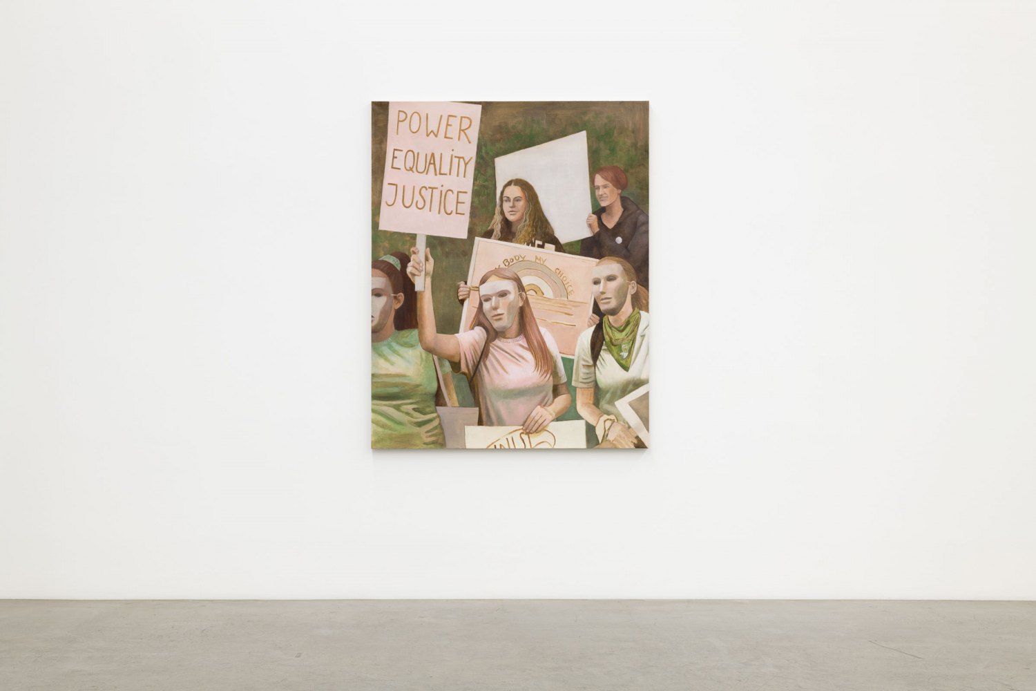 Signs, 2023 Oil on canvas  150 x 120 x 3.5 cm   