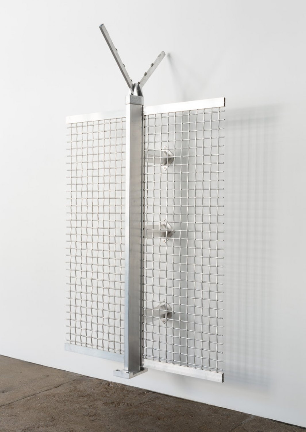 Yngve Holen Butterfly, 2016 Aluminium Fence, 261 x 152 x 54 cm  