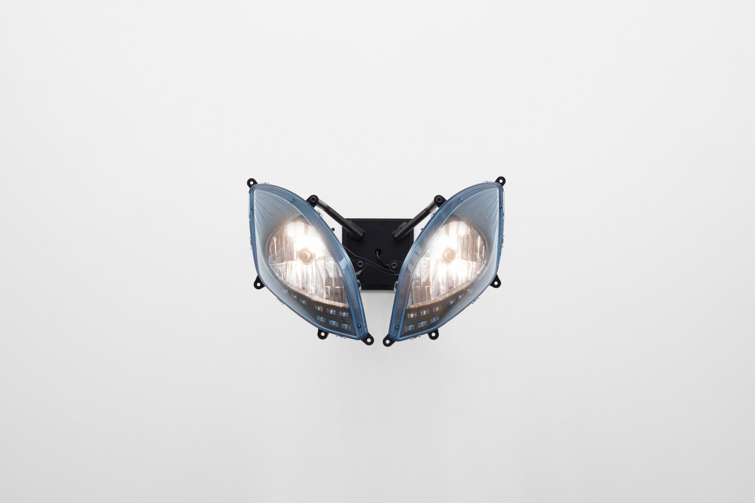Yngve Holen Hater headlight, 2015  scooter headlight, powder coated steel, 29 x 46 x 66 cm  