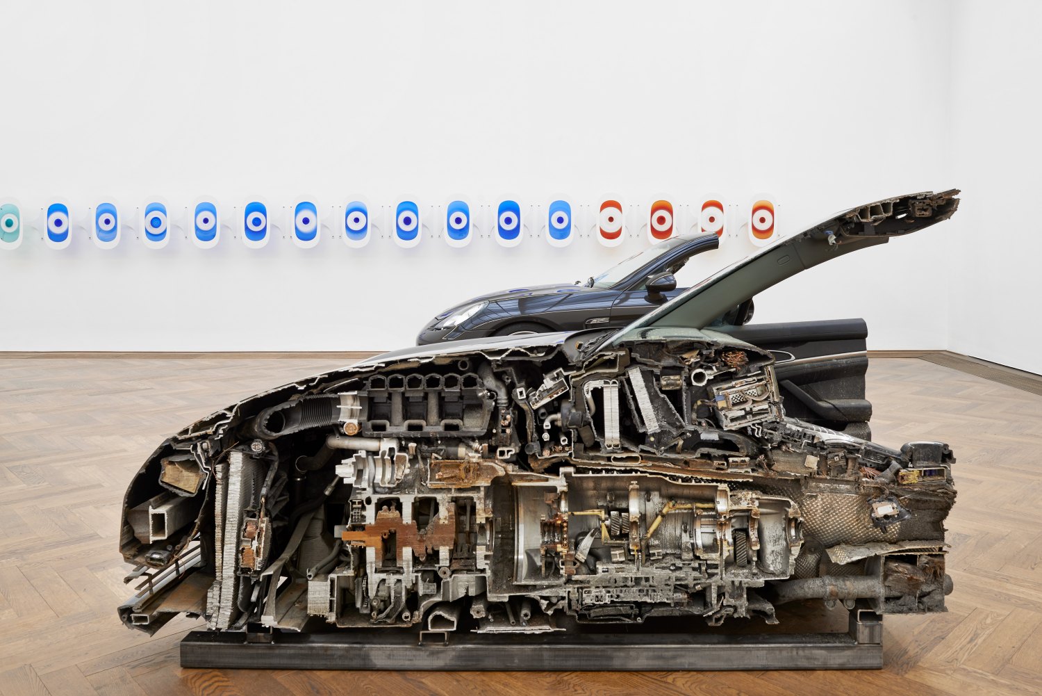 Yngve Holen   VERTICALSEAT Installation view, Kunsthalle Basel,  2016 