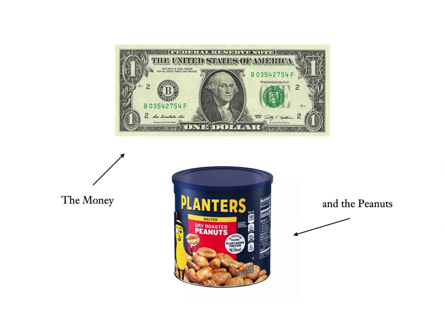 Win McCarthy The Money and the Peanuts, 2023 (video still) Video, sound, 4min 4s