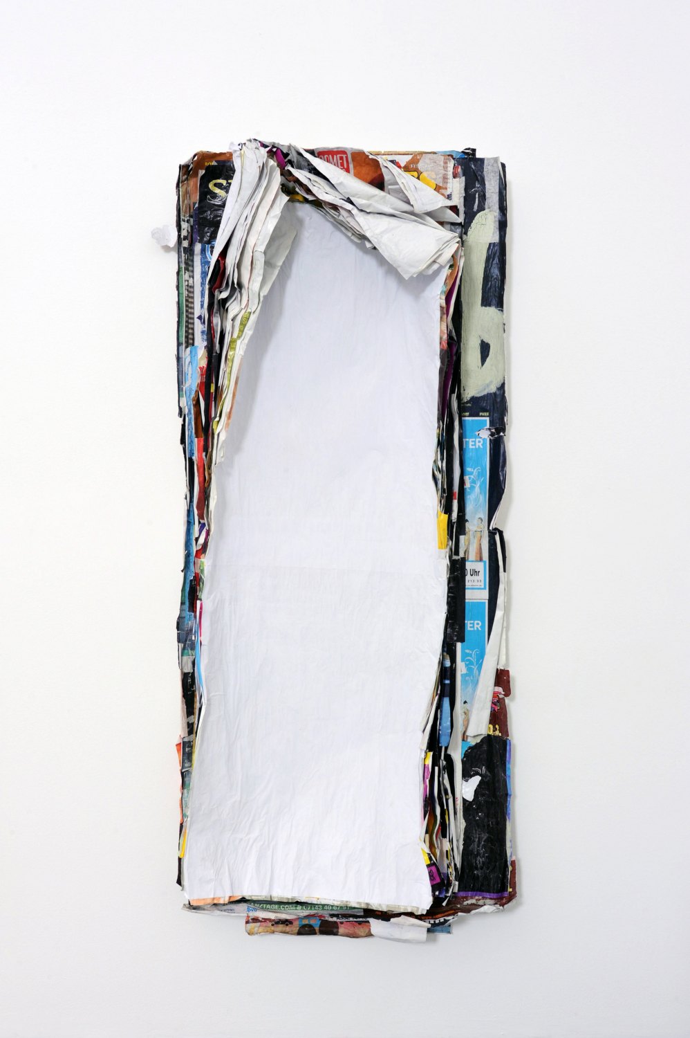 Klara Lidén Untitled, 2010 Posters, paint 172 x 72 x 22 cm  