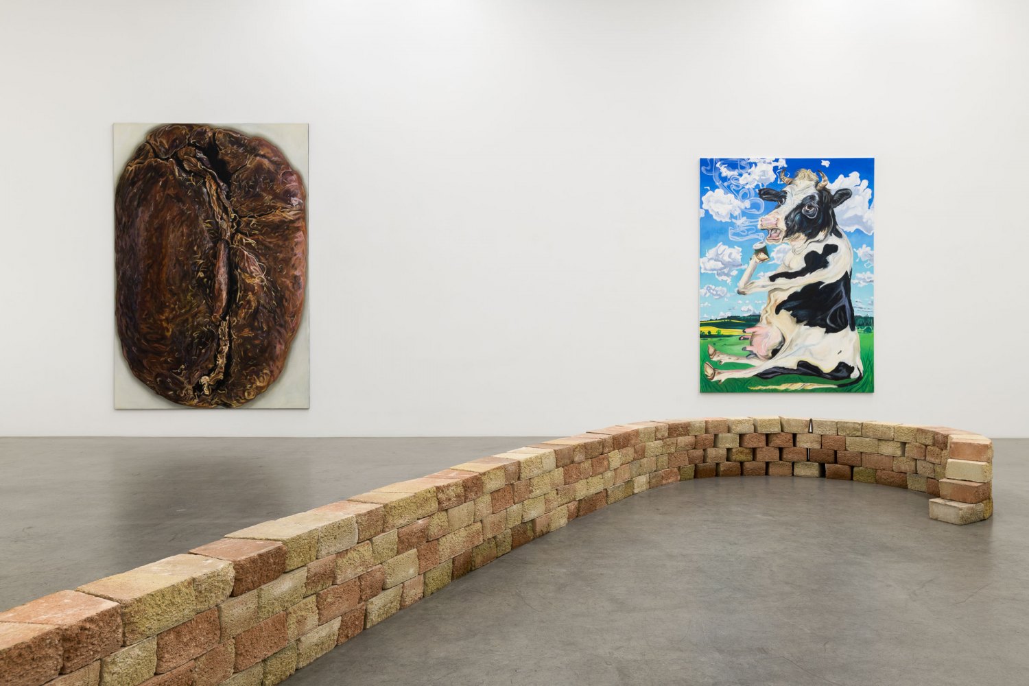 Installation view, Jana Euler, Das Investment, Galerie Neu, 2023