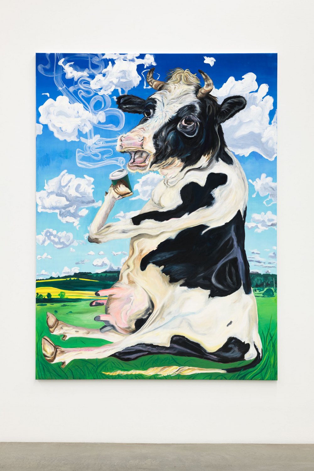 Jana Euler With or without, 2023  Oil on canvas  230 x 170 cm  
