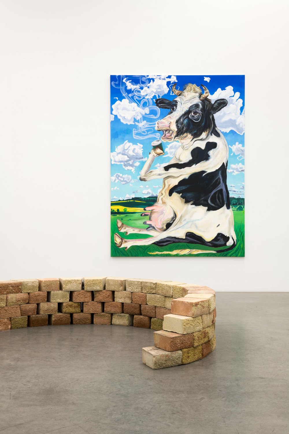 Installation view, Jana Euler, Das Investment, Galerie Neu, 2023