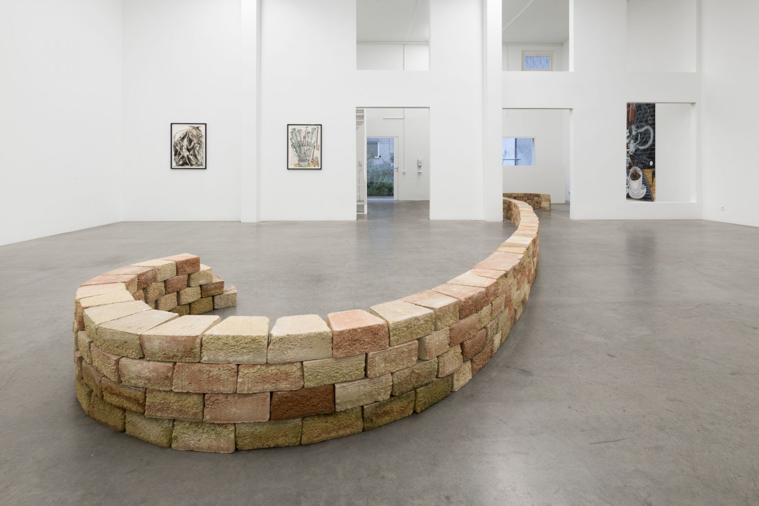 Installation view, Jana Euler, Das Investment, Galerie Neu, 2023
