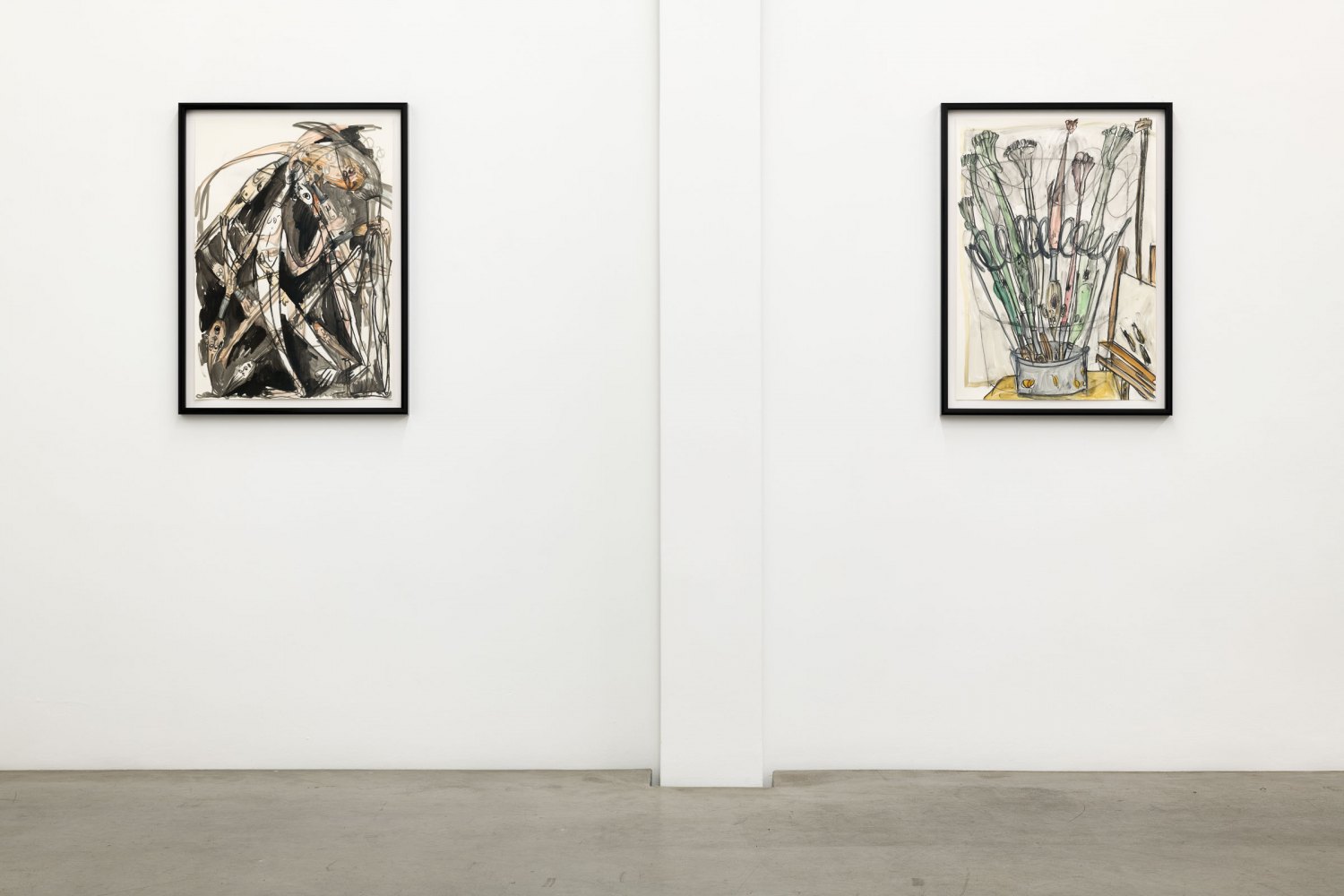Installation view, Jana Euler, Das Investment, Galerie Neu, 2023