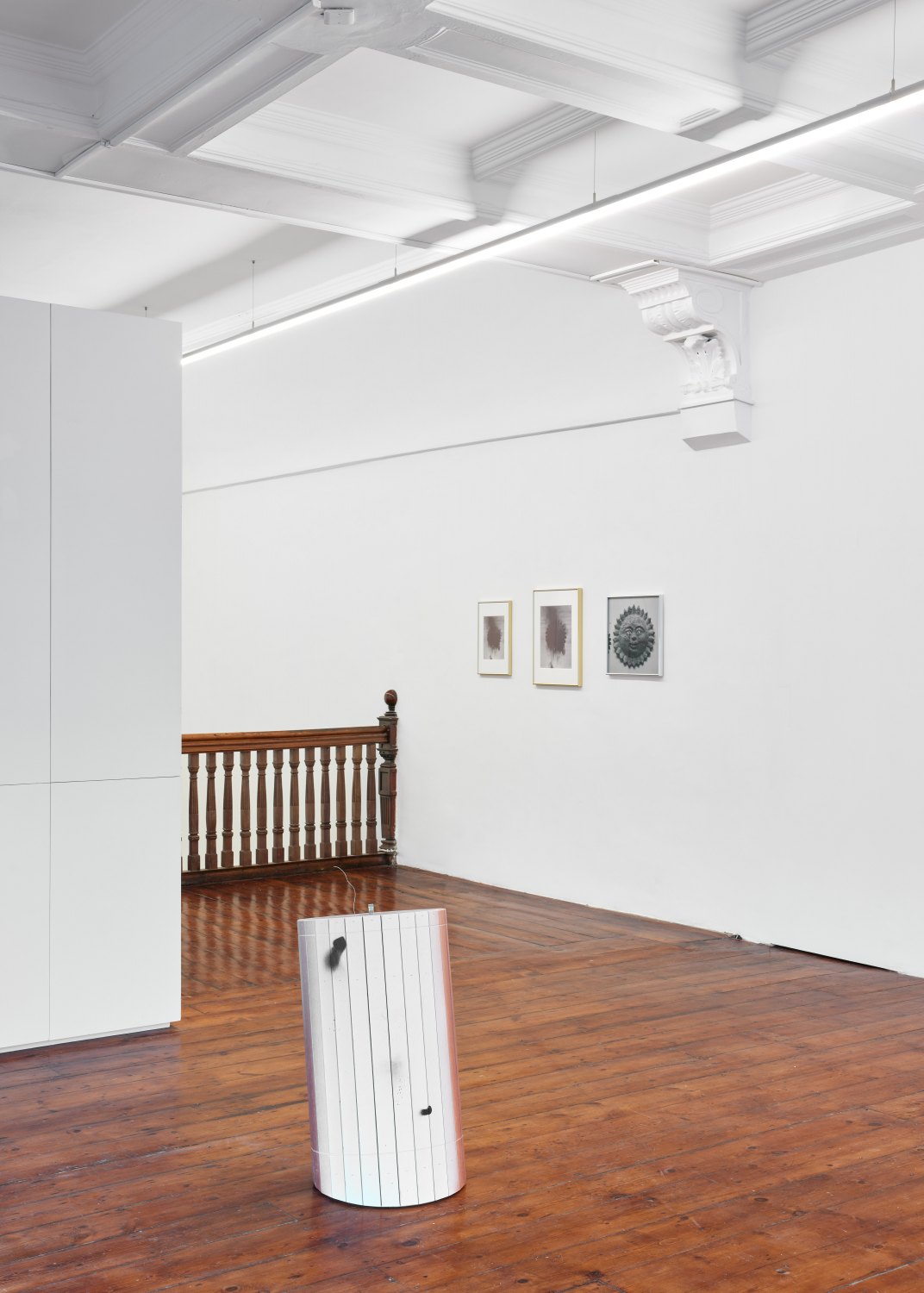 Installation view, Manfred Pernice & Megan Plunkett, >anticorpo<, 2024