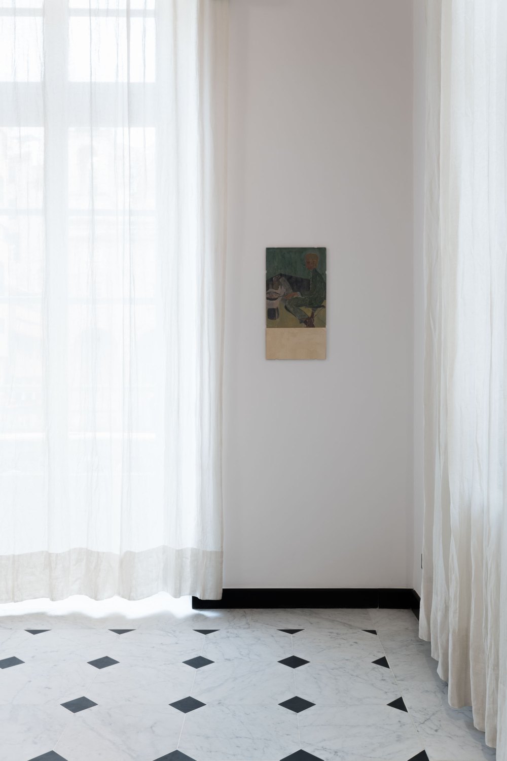 Installation view, Kai Althoff, di costole, nervi delle volpi, 2024 