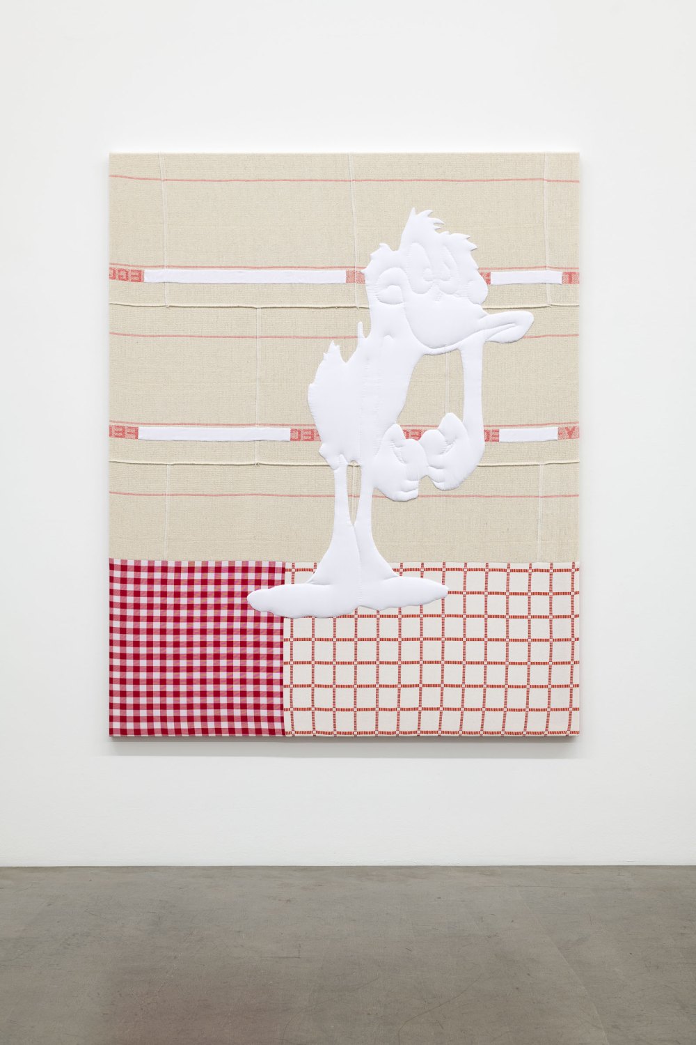 Cosima von Bonin I can bitch, I can bitch, 2008  Cotton, fleece, 210 x 169 cm