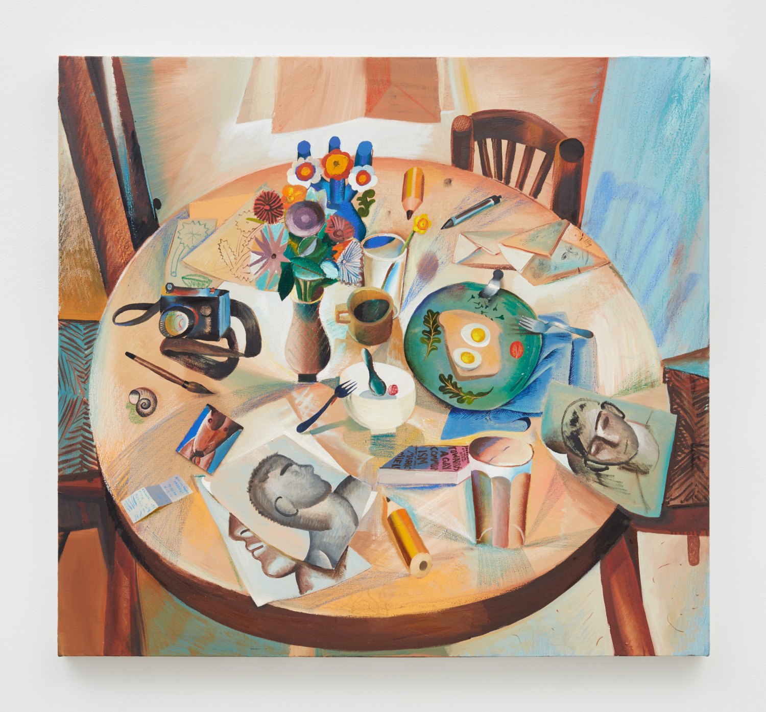 Louis Fratino My Meal, 2019 Oil on canvas 109 x 119.5 cm