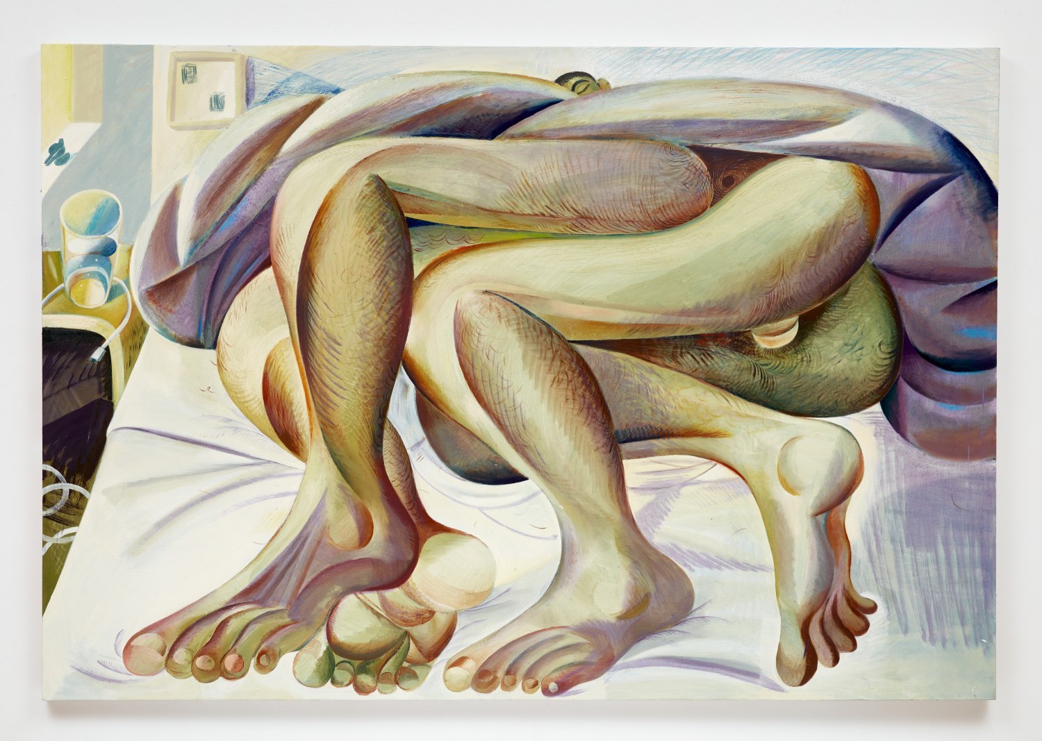 Louis Fratino The Sleepers,&nbsp;2020 Oil on canvas 165 x 241.5 cm