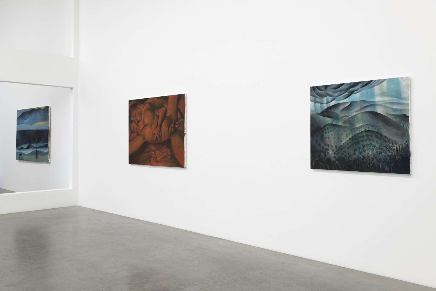 Louis Fratino Die bunten Tage Installationview, Galerie Neu, Berlin, 2022