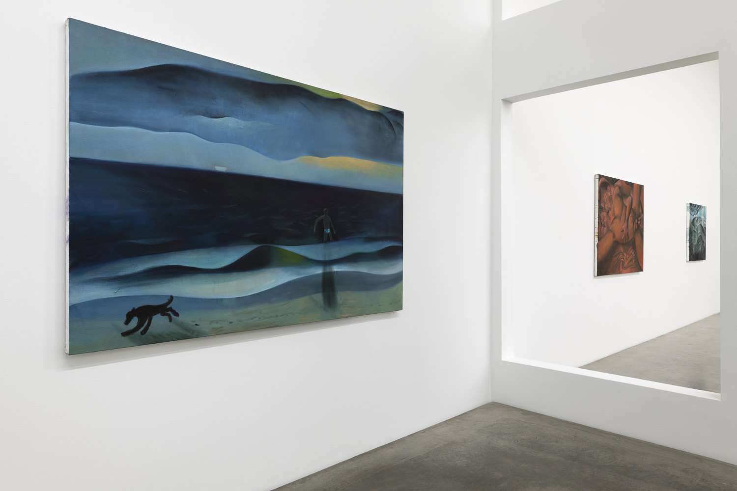 Louis Fratino Die bunten Tage Installationview, Galerie Neu, Berlin, 2022