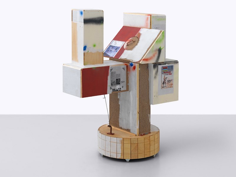 Manfred Pernice von der Stange 6, 2011 Mixed media 110 x 75 x 100 cm