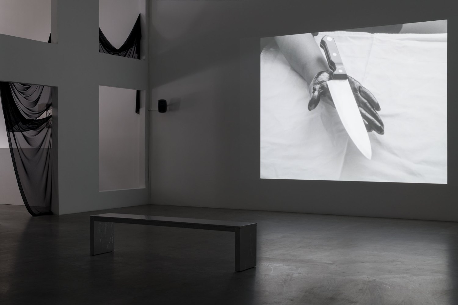 Installation view, Karl Holmqvist, PAINT WITH MAKE-UP, Galerie Neu, Berlin, 2026