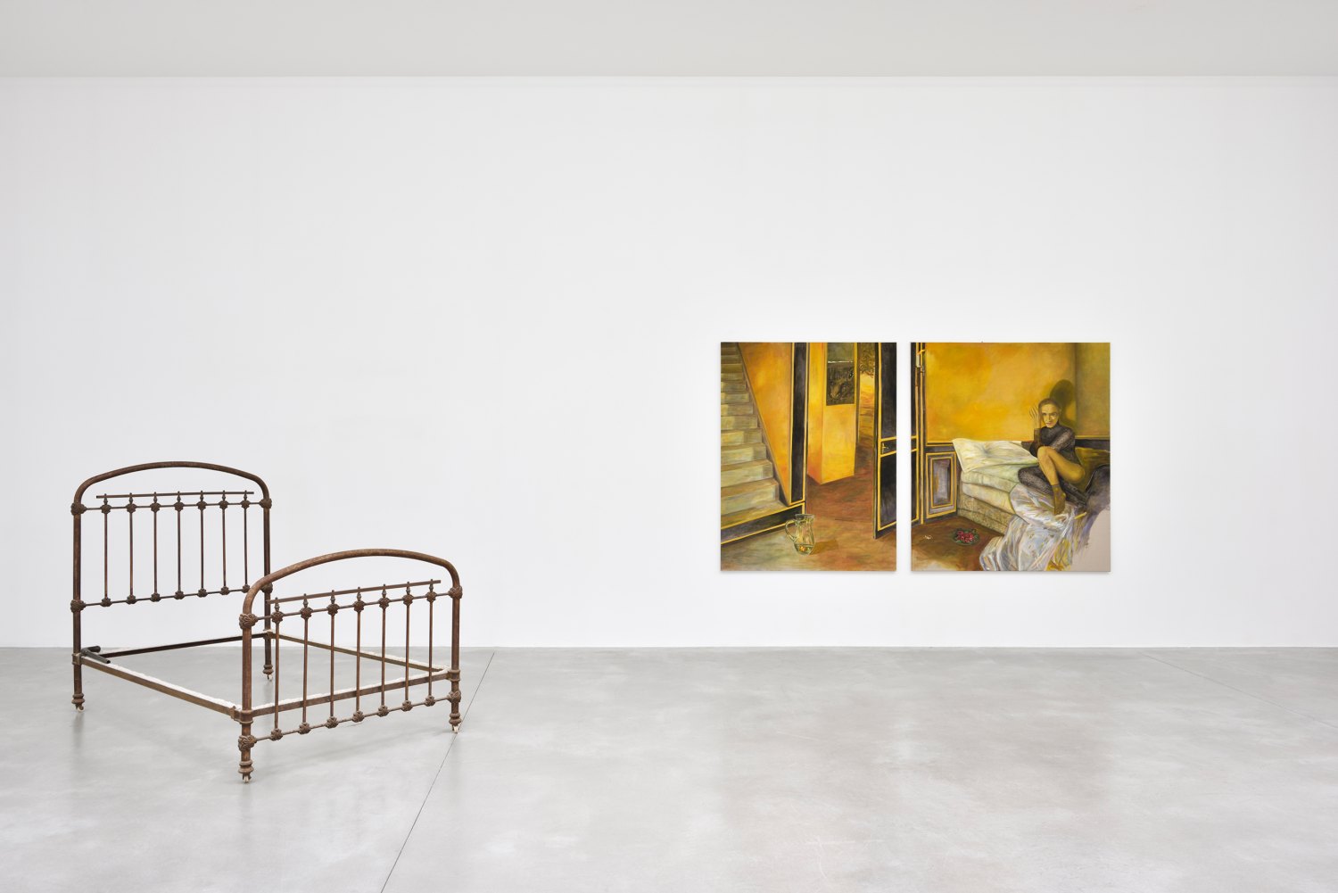 Jill Mulleady Blood Fog Installation view, Le Consortium, Dijon, 2021