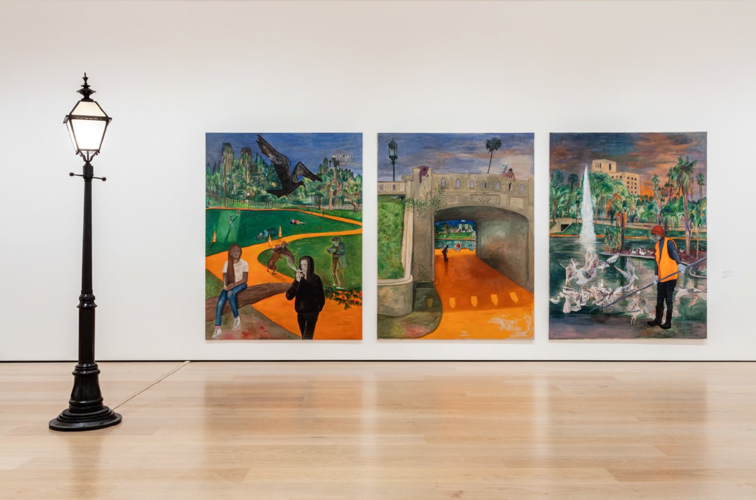 Jill Mulleady Made in L.A. 2020: a version (curated by Myriam Ben Salah and LaurenMackler) Installation view,&nbsp;Hammer Museum, Los Angeles and The Huntington, San Marino, 2021