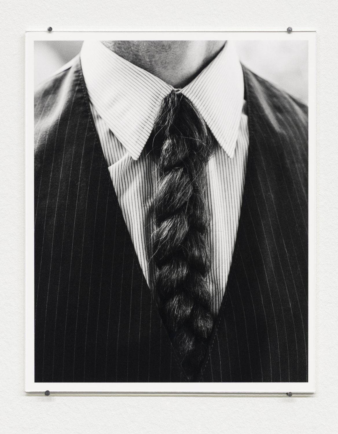 Pippa Garner Future Man! (The New Business Man: Braid Tie), 1987 - 2026 Inkjet print, Photo © Tim Street-Porter 21.5 x 26.7 cm