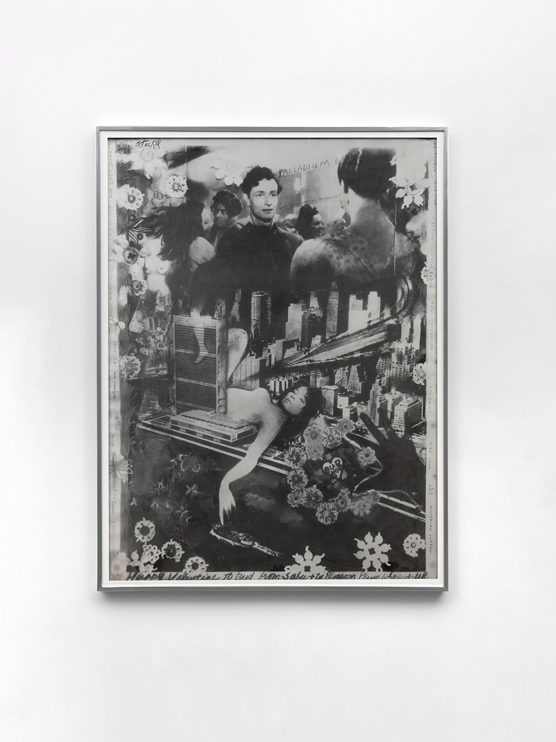 Anita Steckel Valentine to Brando, ca. 1973 Photo on paper, framed 122 x 91.5 cm