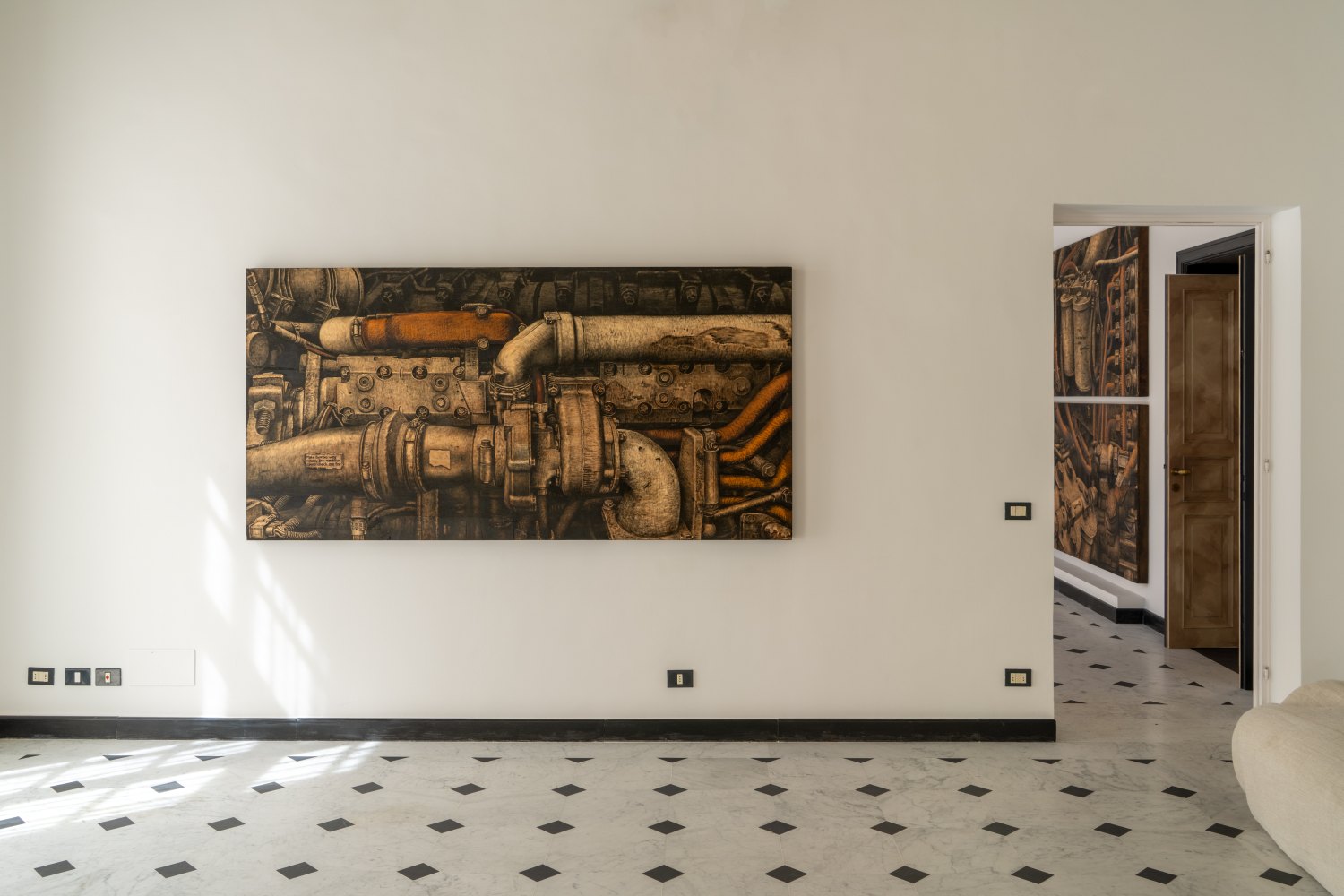 Jonathan OkoronkwoHOW WE GO DO AMInstallation view, nervi delle volpi, Genoa, IT, 2026