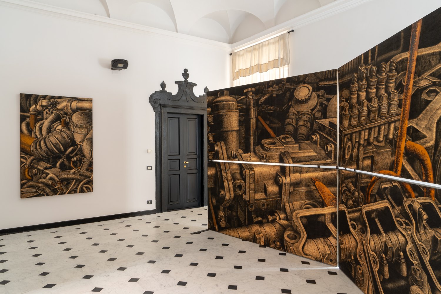 Jonathan OkoronkwoHOW WE GO DO AMInstallation view, nervi delle volpi, Genoa, IT, 2026