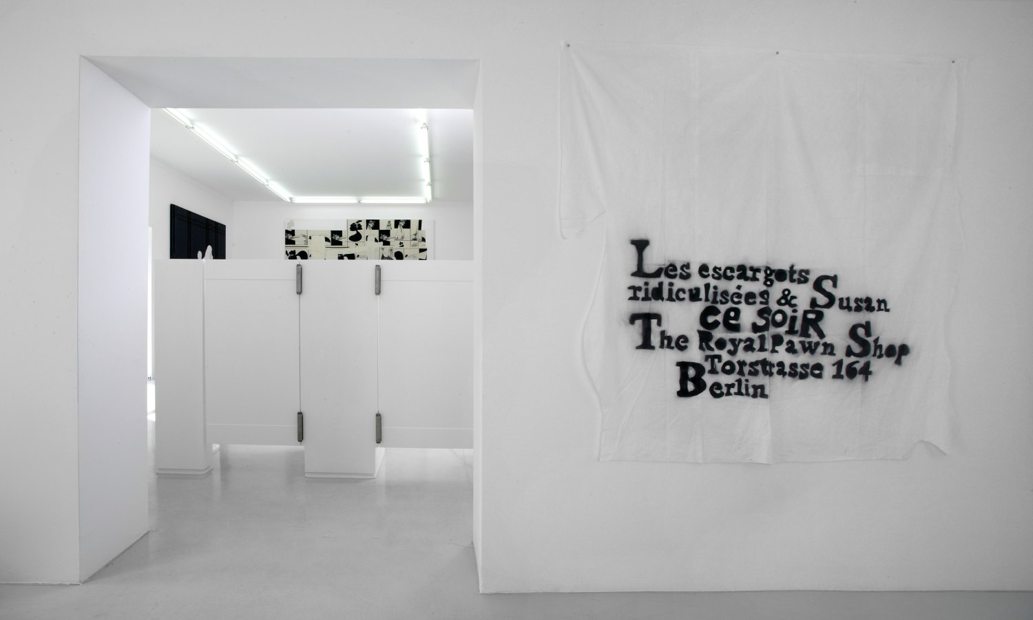 Cosima von Bonin Installation view, Galeire Neu, Berlin, DE, 2003
