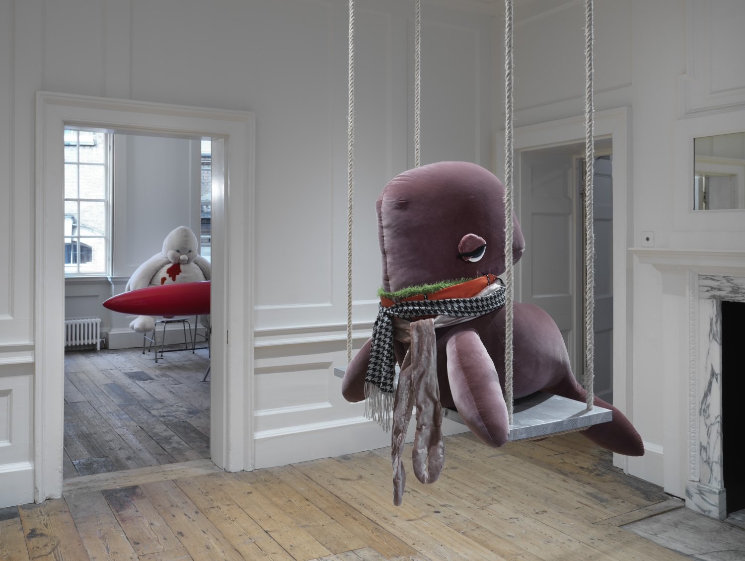 Cosima von BoninUpstairs DownstairsInstallation view, Raven Row, London, UK, 2025