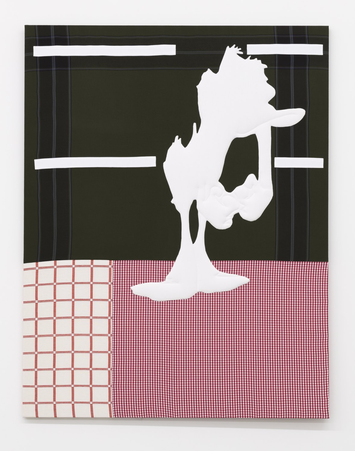 NON-ZERO-IDLER (the apprentice #7), 2009 Wool, cotton, fleece 178 x 138 x 3 cm