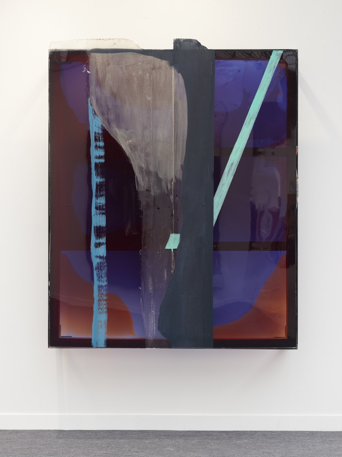 Alex Hubbard Beta Uprising, 2015 Urethane, fiberglass, polyester, resin enamel, 189.9 × 153.7 × 31.8 cm   