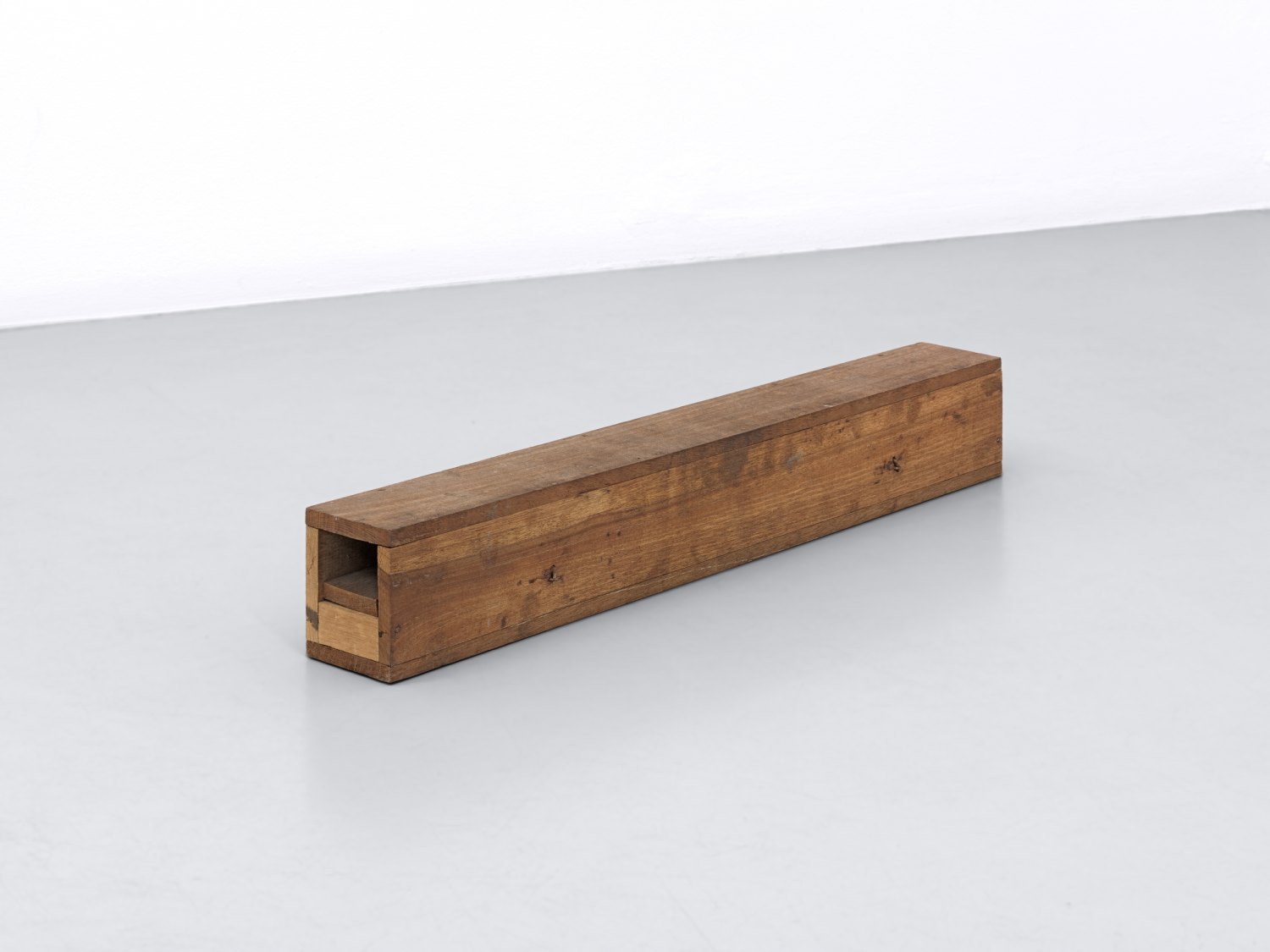 Andreas Slominski Untitled, 1998 Wood, metal, 9 × 70 × 11 cm