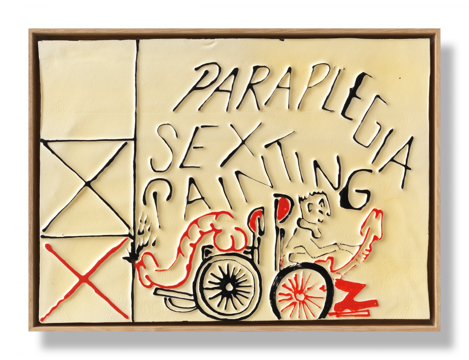Andreas Slominski   xyz erotic vol. 610, 2011    Polystyrene, acrylic paint, 30 × 40 cm   