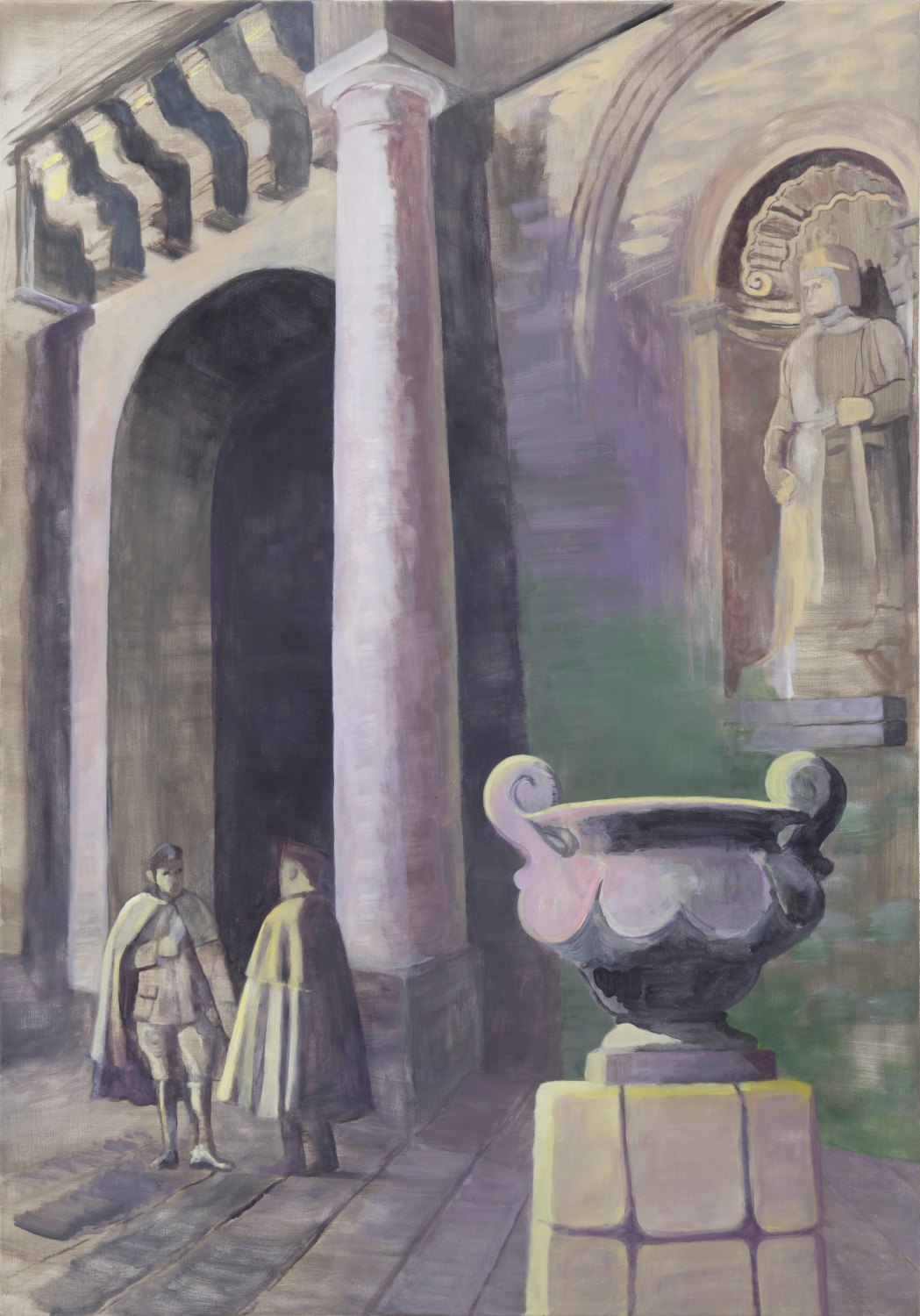 Birgit Megerle   Das alte Leitmotiv, 2007    Oil on canvas,  145 × 100 cm 