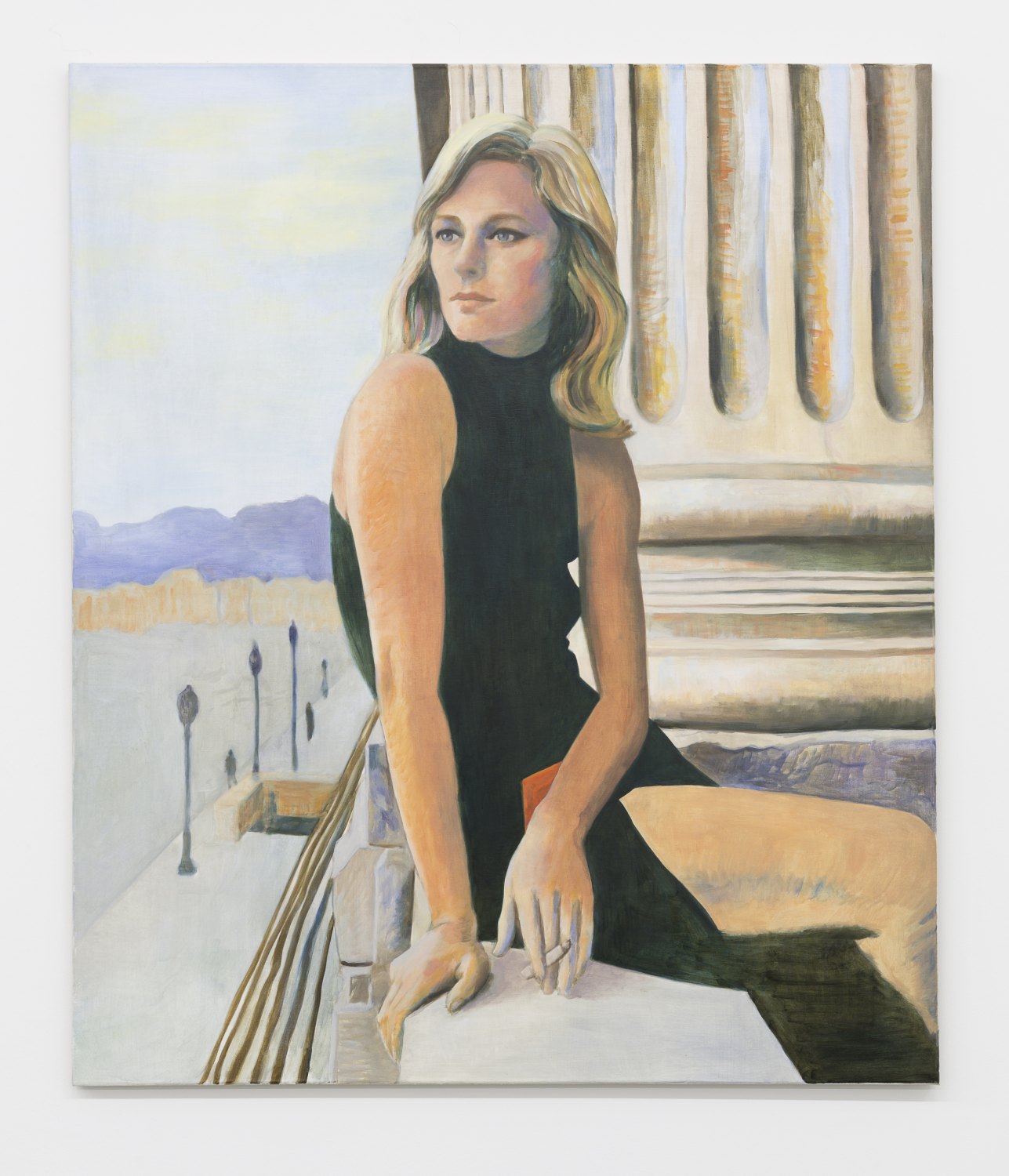 Birgit Megerle Gaze III, 2016 Oil on canvas, 130 × 110 × 2.5 cm