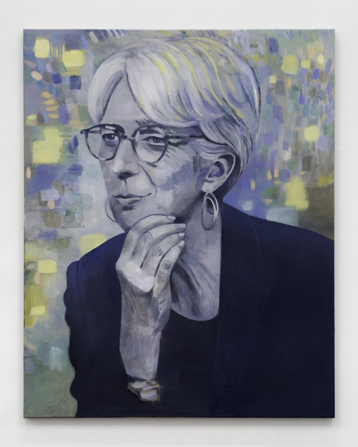 Birgit Megerle   Living Currencies, 2015    Oil on canvas, 150 × 120 cm   