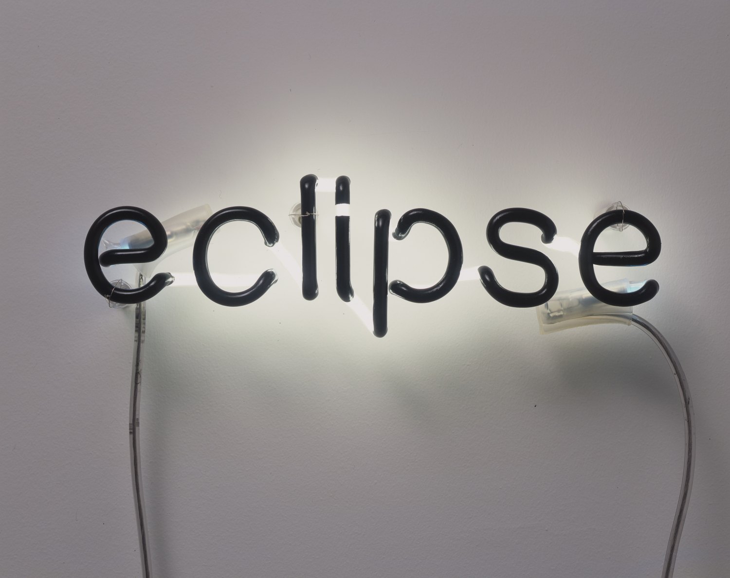 Cerith Wyn Evans Eclipse, 2005 Negative neon, 10.1 × 36.1 cm   