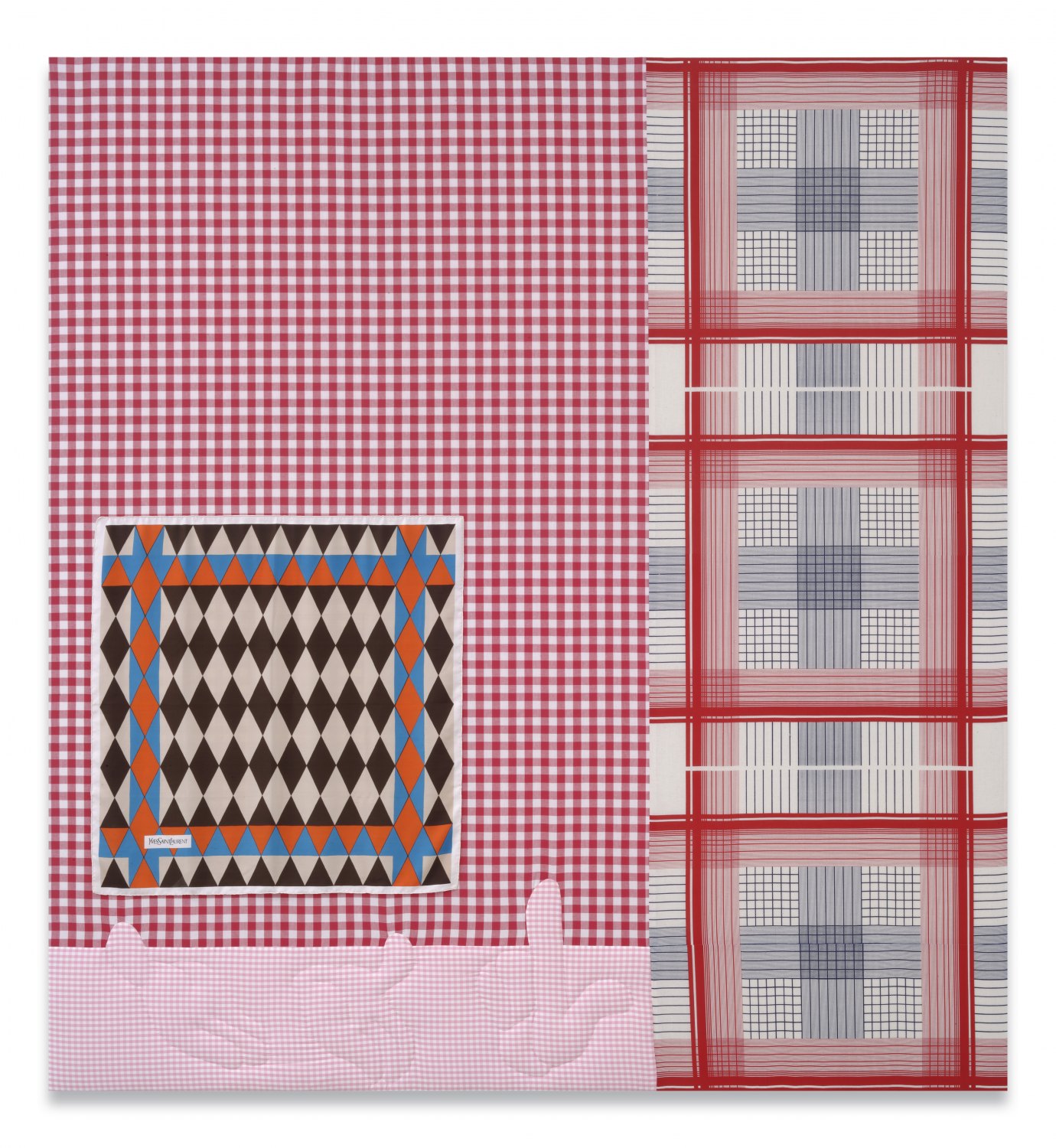 Cosima von Bonin    Polyamorie, 2007     Cotton, silk, 238 × 221 