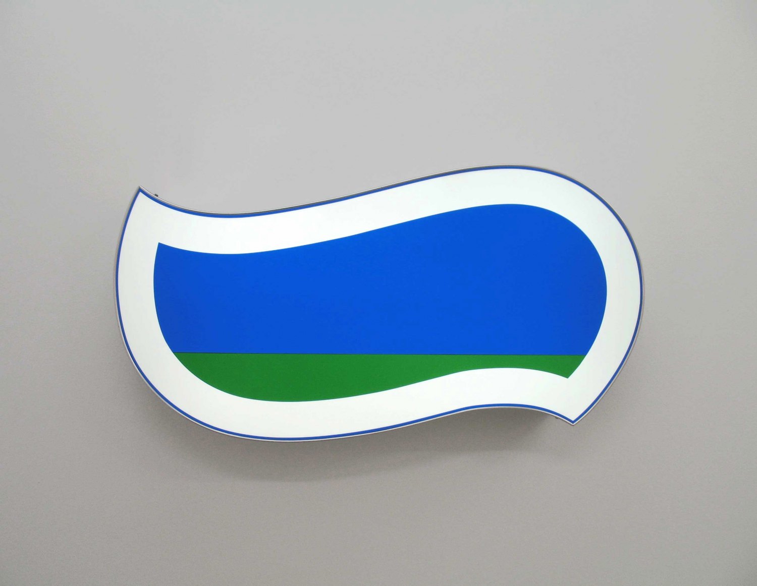 Daniel Pflumm   Untitled, 2006    Lightbox,  105 × 55 cm   
