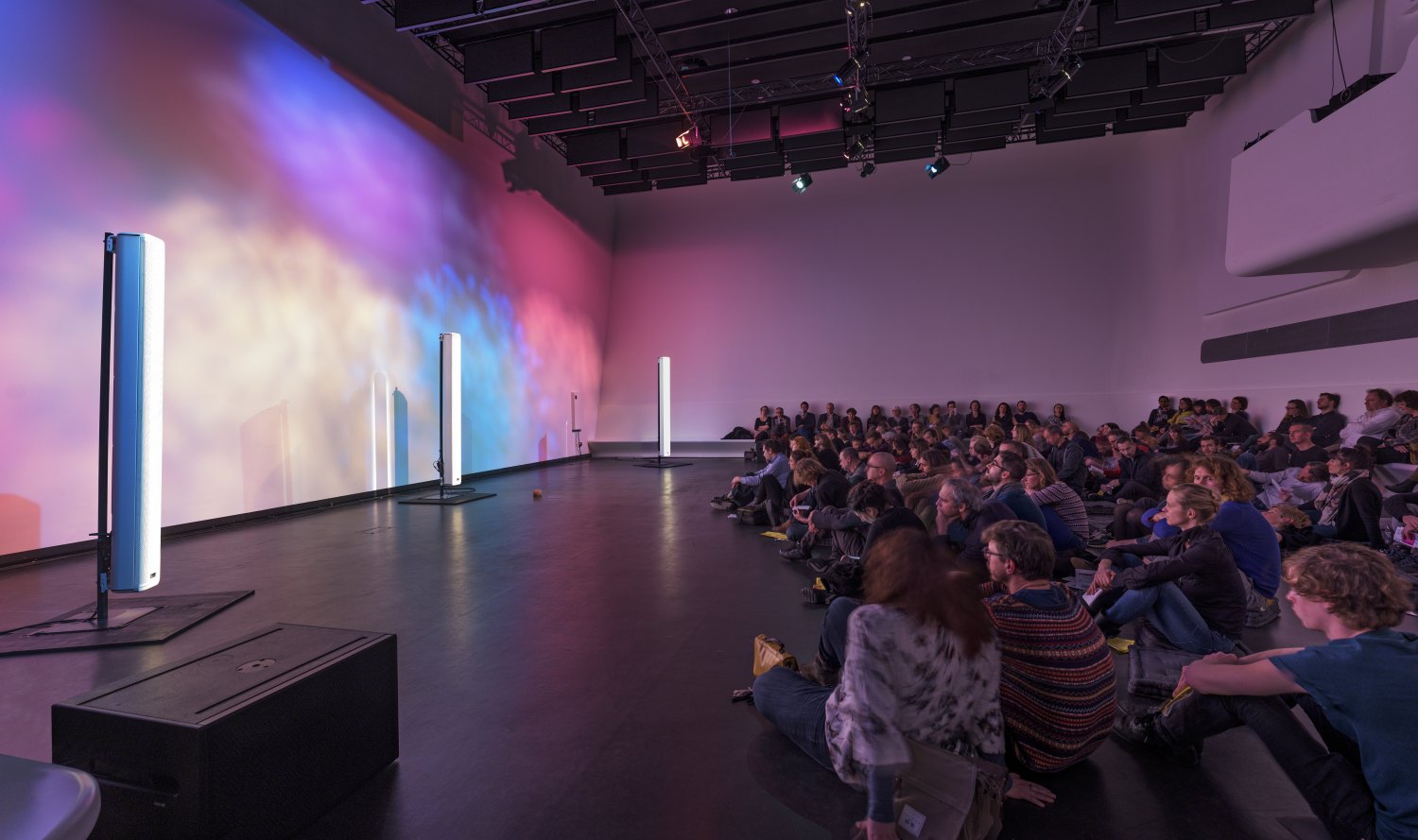 Florian Hecker, A Script for Machine Synthesis Installation view, Stedelijk Museum, Amsterdam 2015