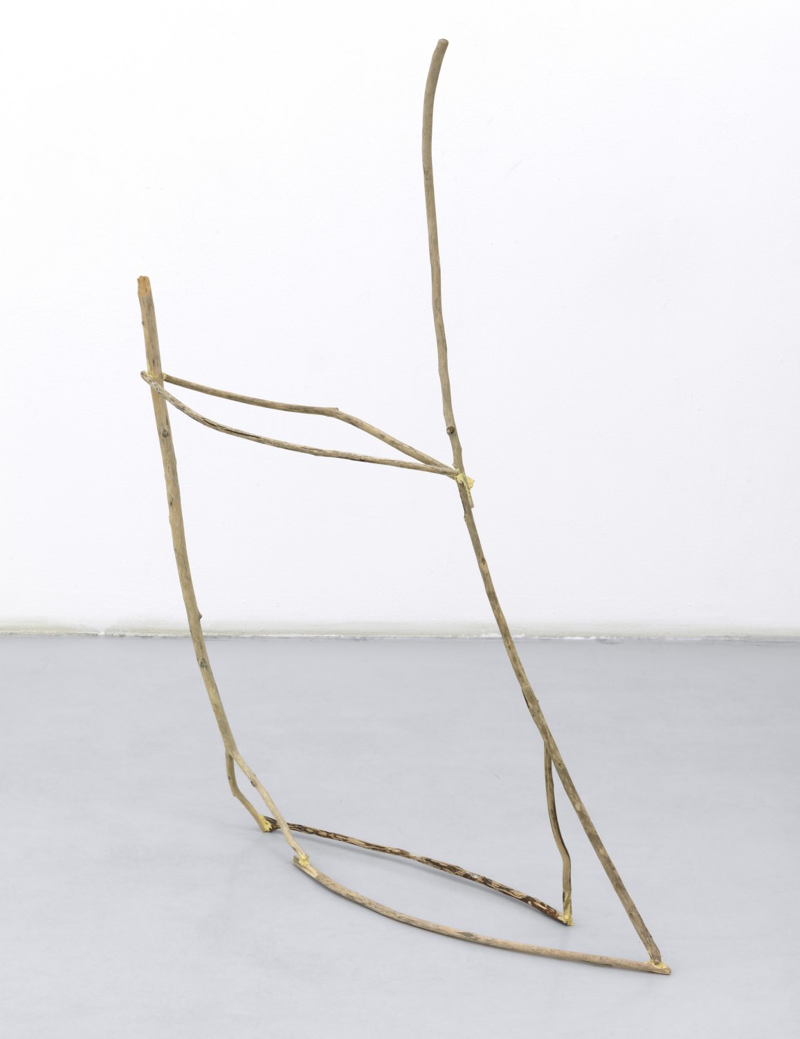 Gedi Sibony   To Be Of, 2009    Sticks, glue,  112 × 142 × 13 cm 