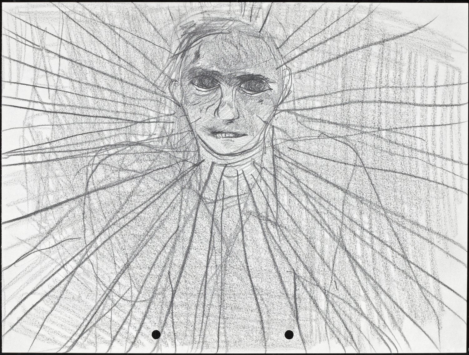 Kai Althoff Untitled, 2001 Pencil on paper, 21 × 29.7 cm 