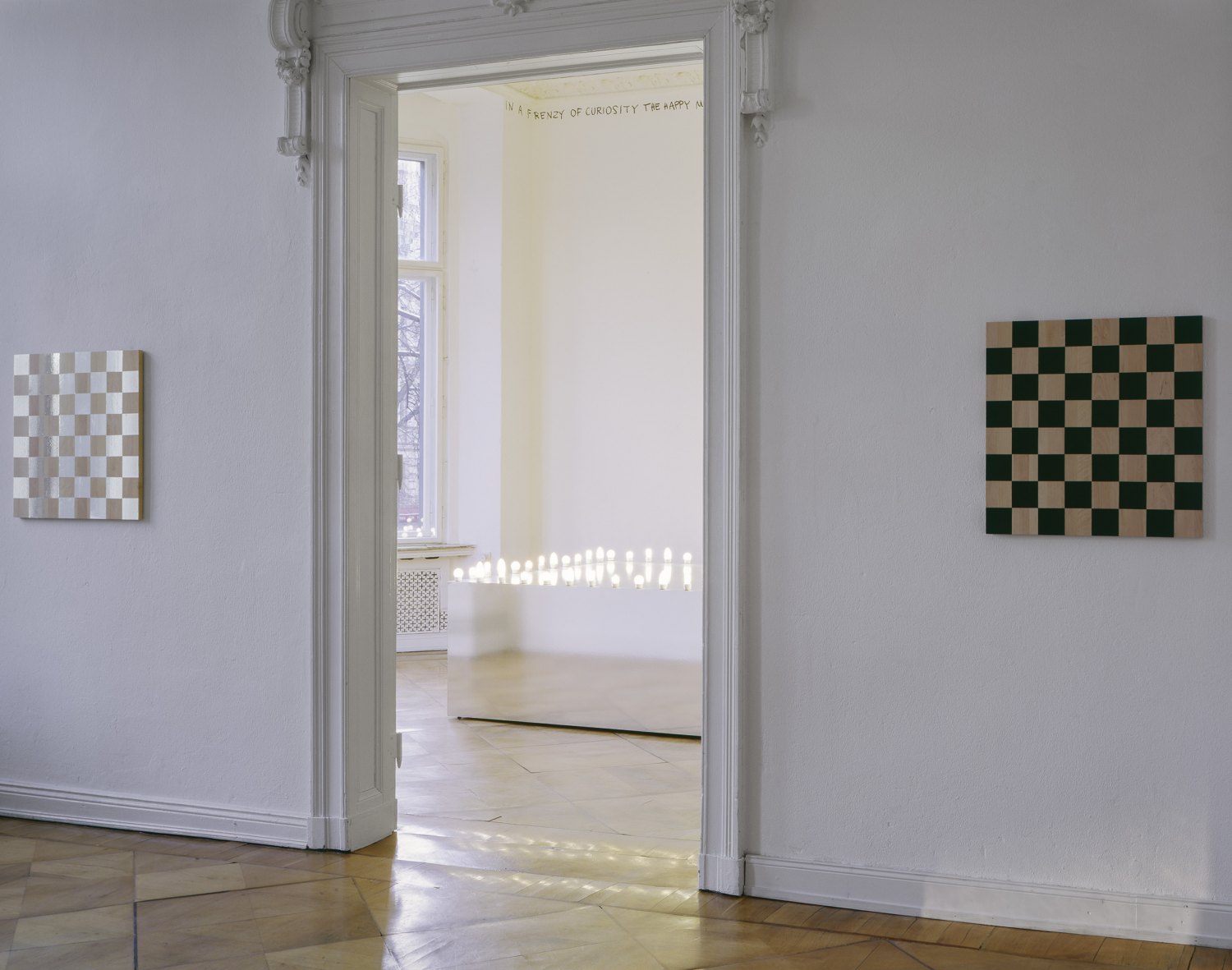 Karl Holmqvist,  EQ UI LI BR IU M, installation view, Galerie Neu, Berlin 2015