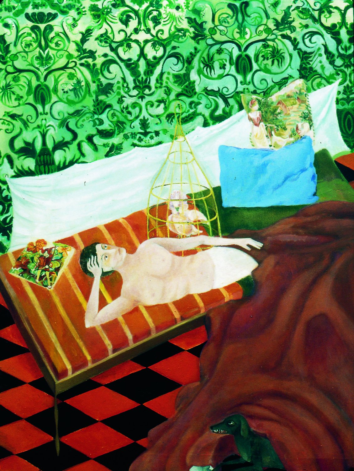 Katharina Wulff   Charlie und Du / Charlie and you, 2002    Oil on canvas,  75 × 56 cm   