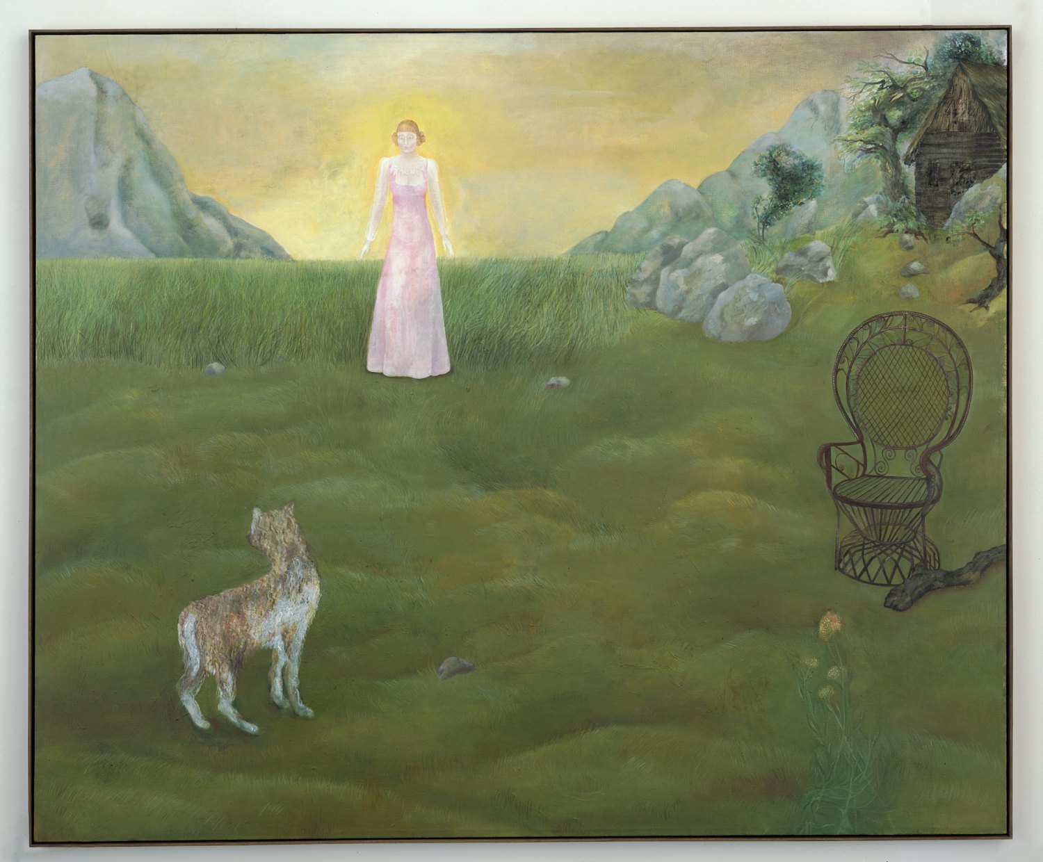 Katharina Wulff   Das Verbrechen / the crime, 2005    Oil on canvas,  171 × 210 cm   