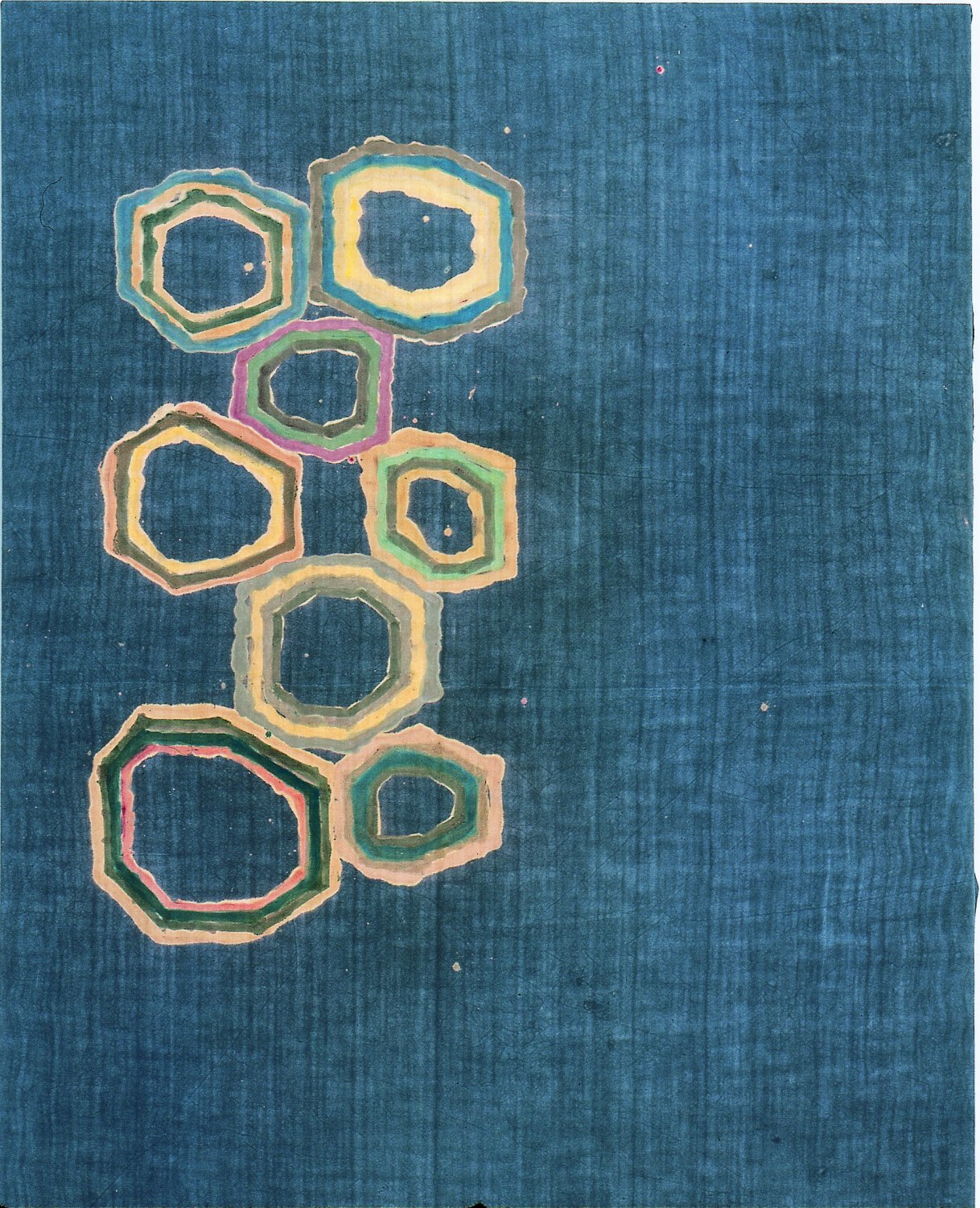 Sergej Jensen Untitled, 2001 Latex on linen,  200 × 150 cm   