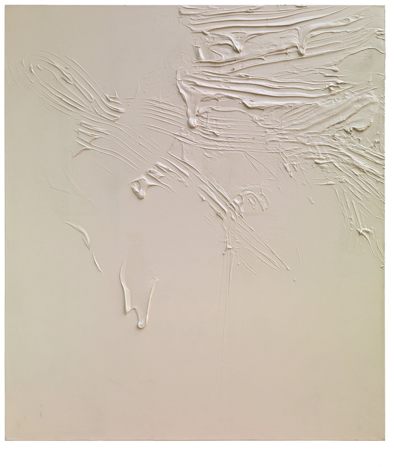 Ull Hohn Tan Enamel, 1993 Lacquer and modeling paste on canvas, 183 × 158 cm