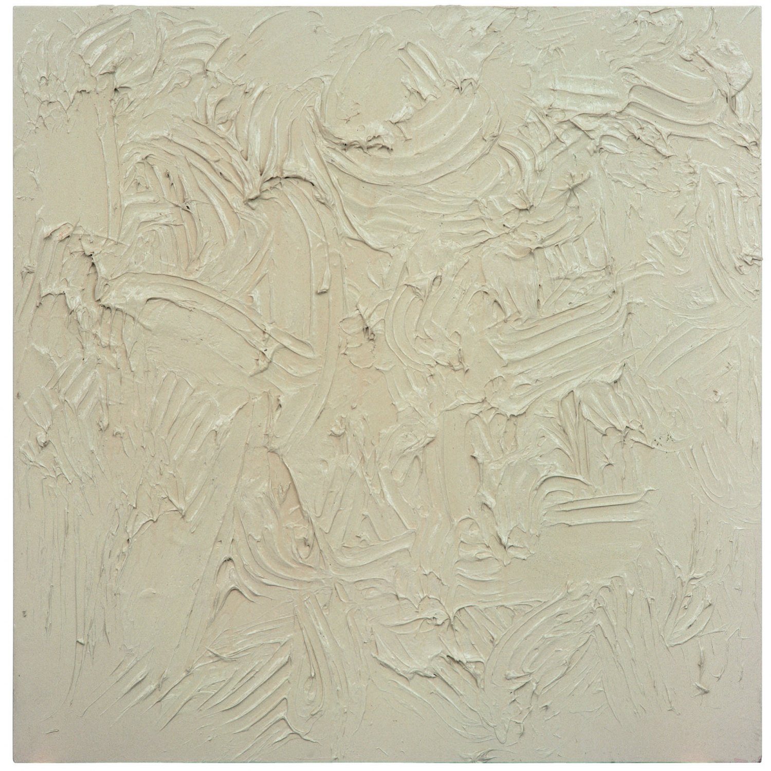 Ull Hohn Tan Enamel, 1993 Lacquer and modeling paste on canvas, 152 × 152 cm