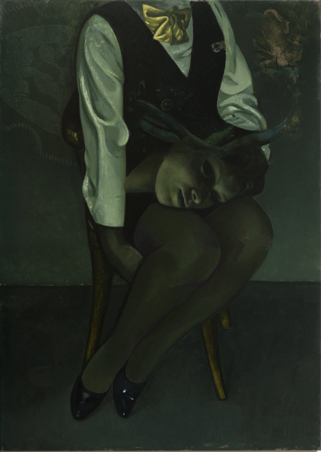 Victor Man  The Chandler, 2013 Oil on cardboard, 101 × 72 cm 